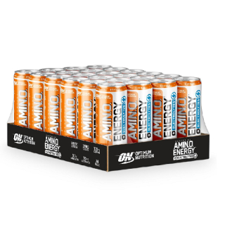 Optimum Amino Energy  Electrolytes RTD, 24 x 250 ml